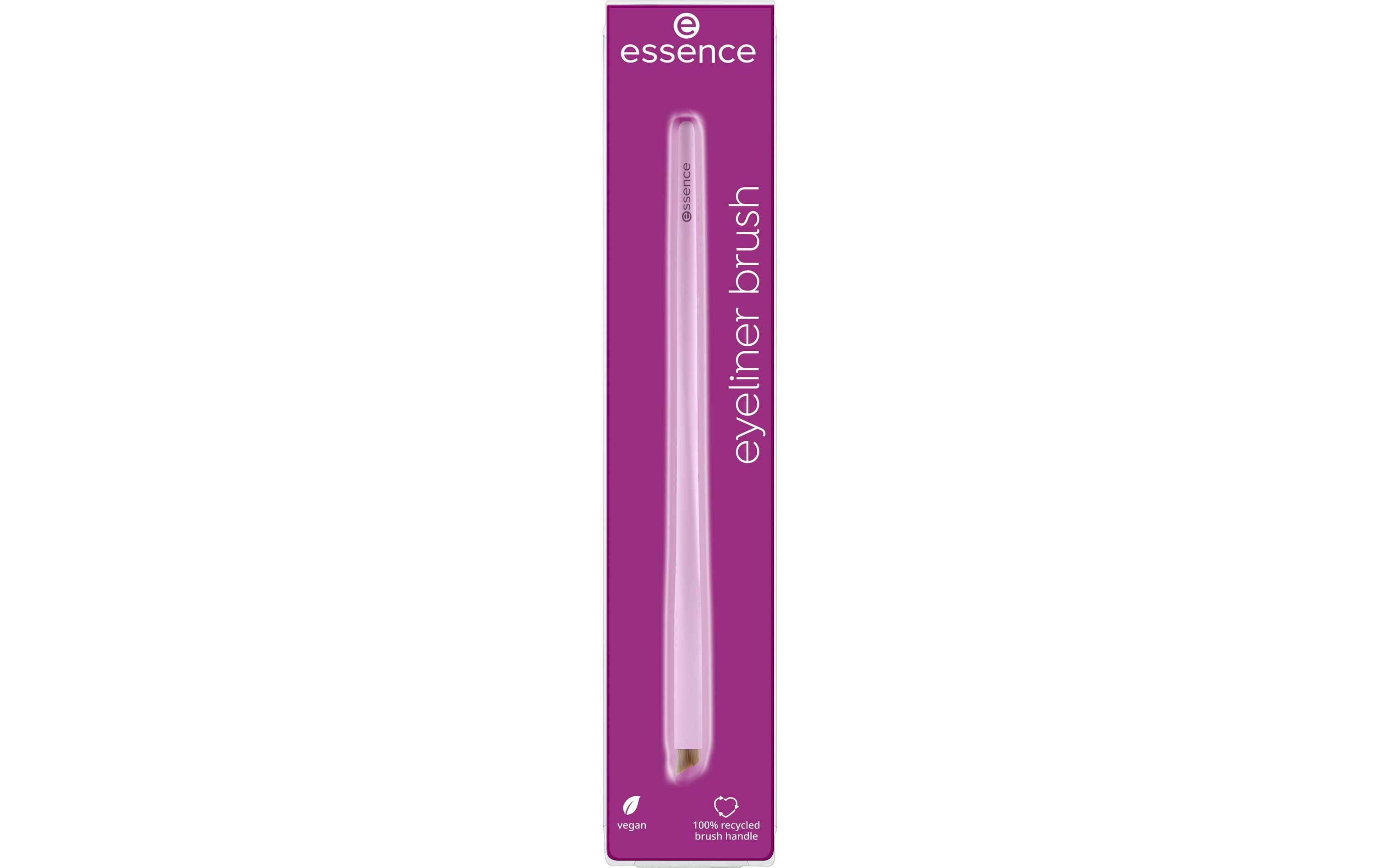 Augenbrauen-/Wimpernbürste Eyeliner brushEyeliner-Pinsel mit Soft-Touch-Griff und weichen, veganen Haaren
