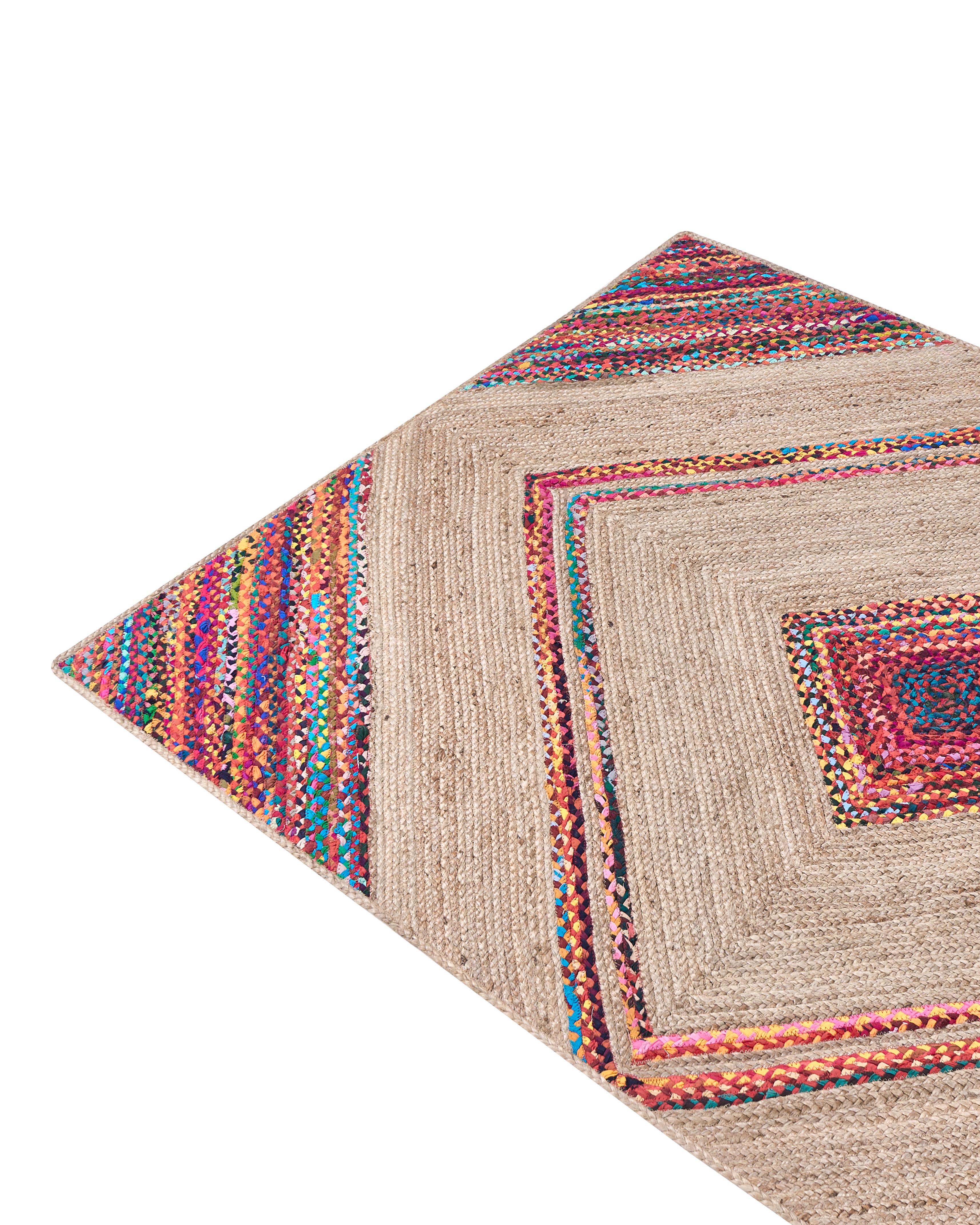 Vloerkleed RAIGAD Meerkleurig 160 x 230 cm Jute