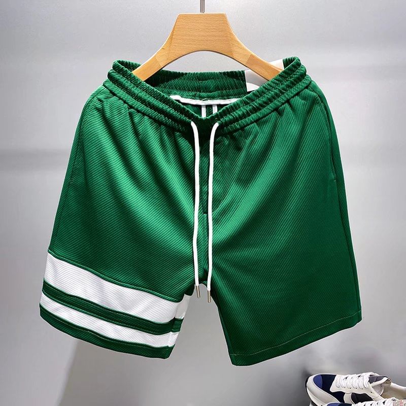 Craltuxe - Gestreepte joggingbroek met trekkoord in de taille