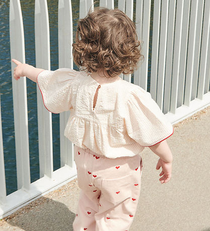 Copenhagen Colors Top - Dusty Rose/Cream Stripe