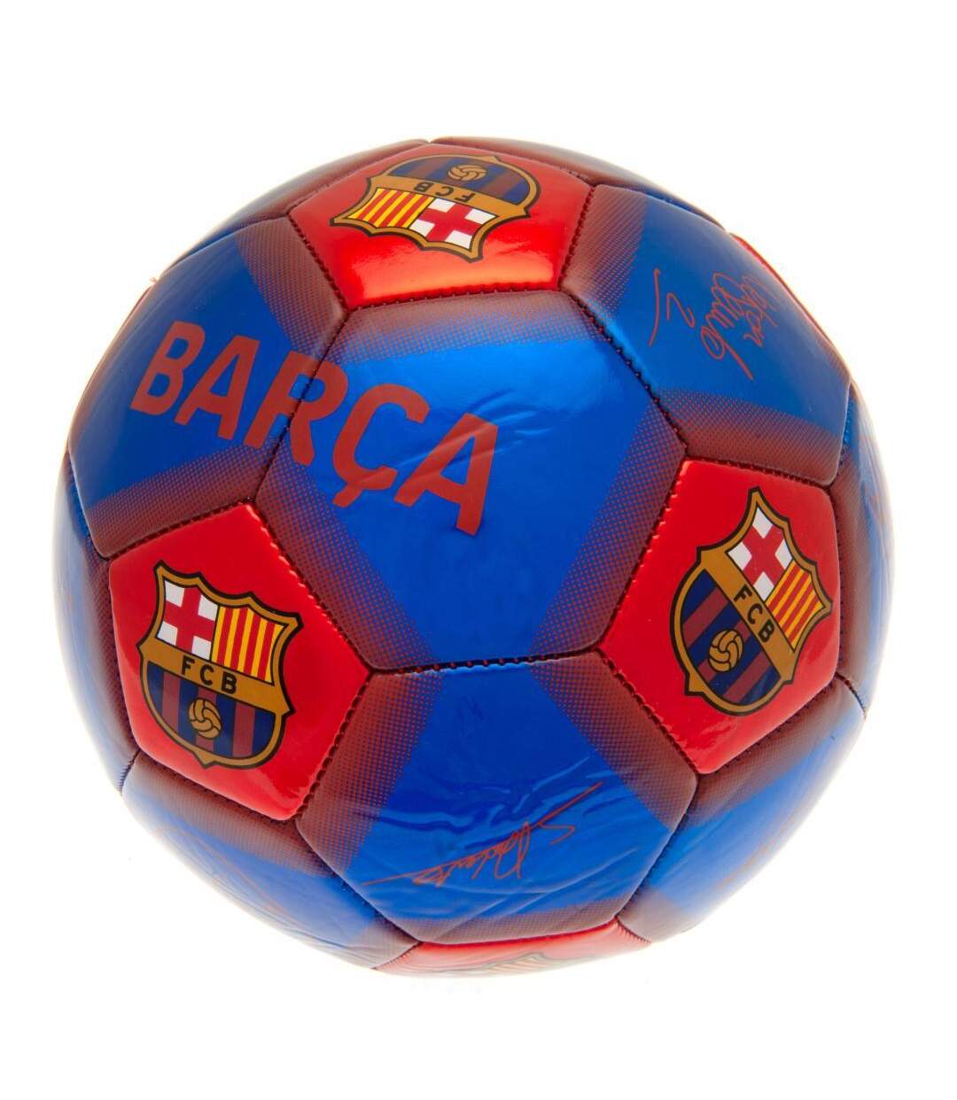 FC Barcelona - Ballon de foot (Bleu / rouge) (Taille unique) - UTTA4619