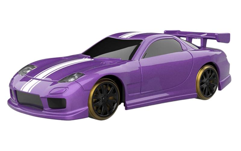 Micro Drift C61 Violett, RTR, 1:76Vollwertiges RC-Auto im micro Format