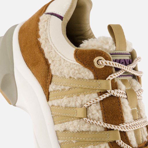 Mexx Moana Sneakers cognac Textiel