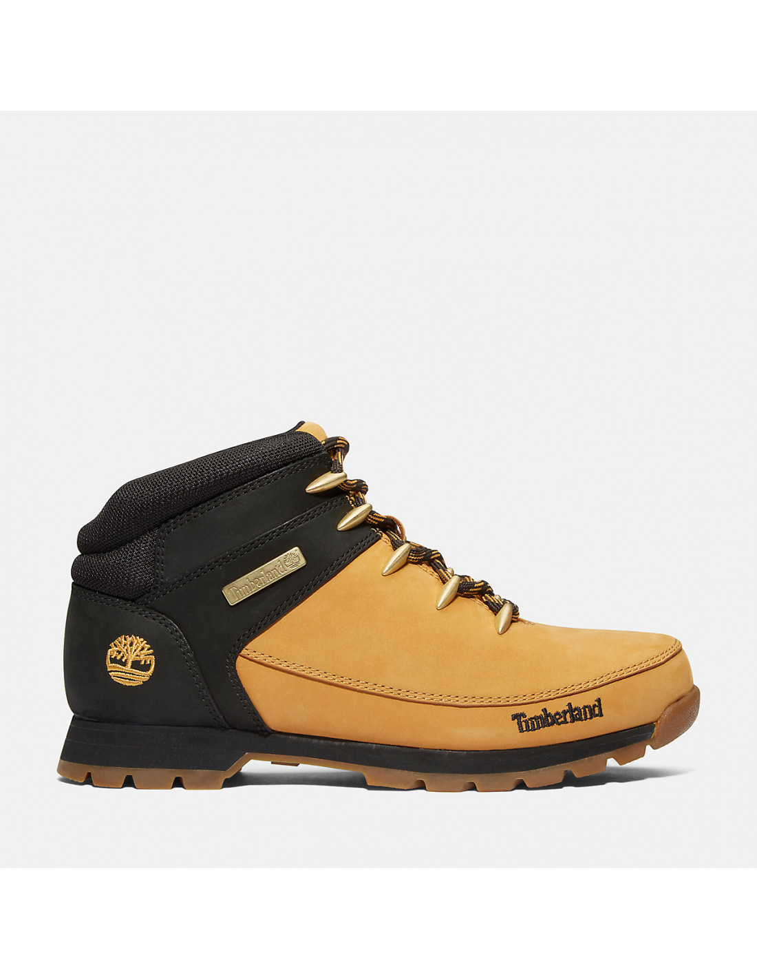 timberland boots homme euro sprint wheat/blk nubuck jaune/noir