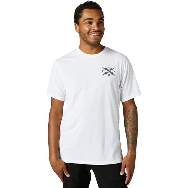T-shirt randonnée FOX CALIBRATED SS TECH TEE OPTIC WHITE