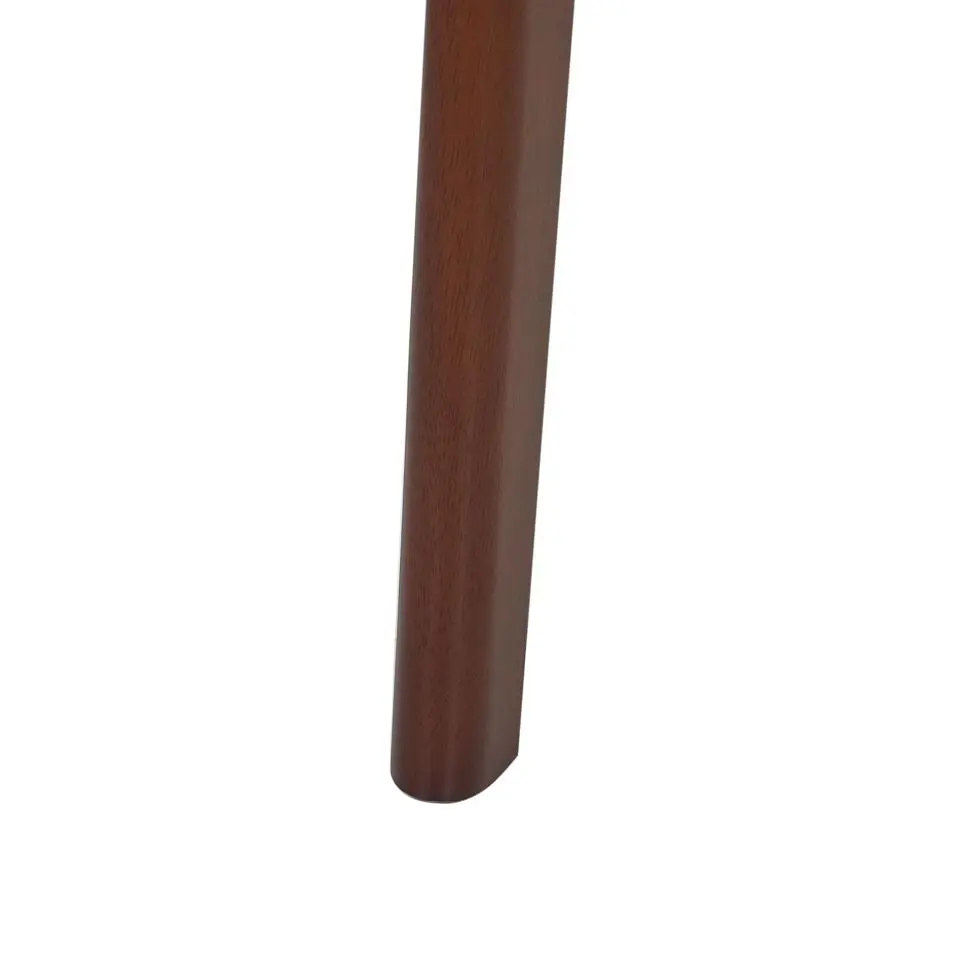 CRAIG - Eetkamerstoel set van 2 - Lichtbeige - Donker Hout