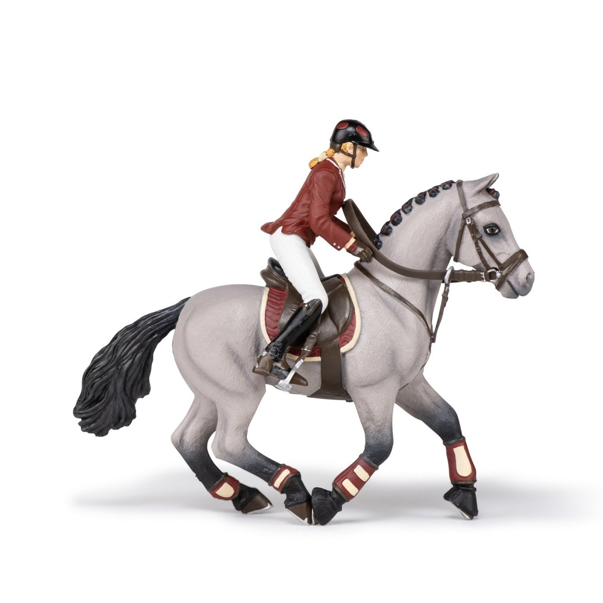 Cheval de concours et sa cavalière