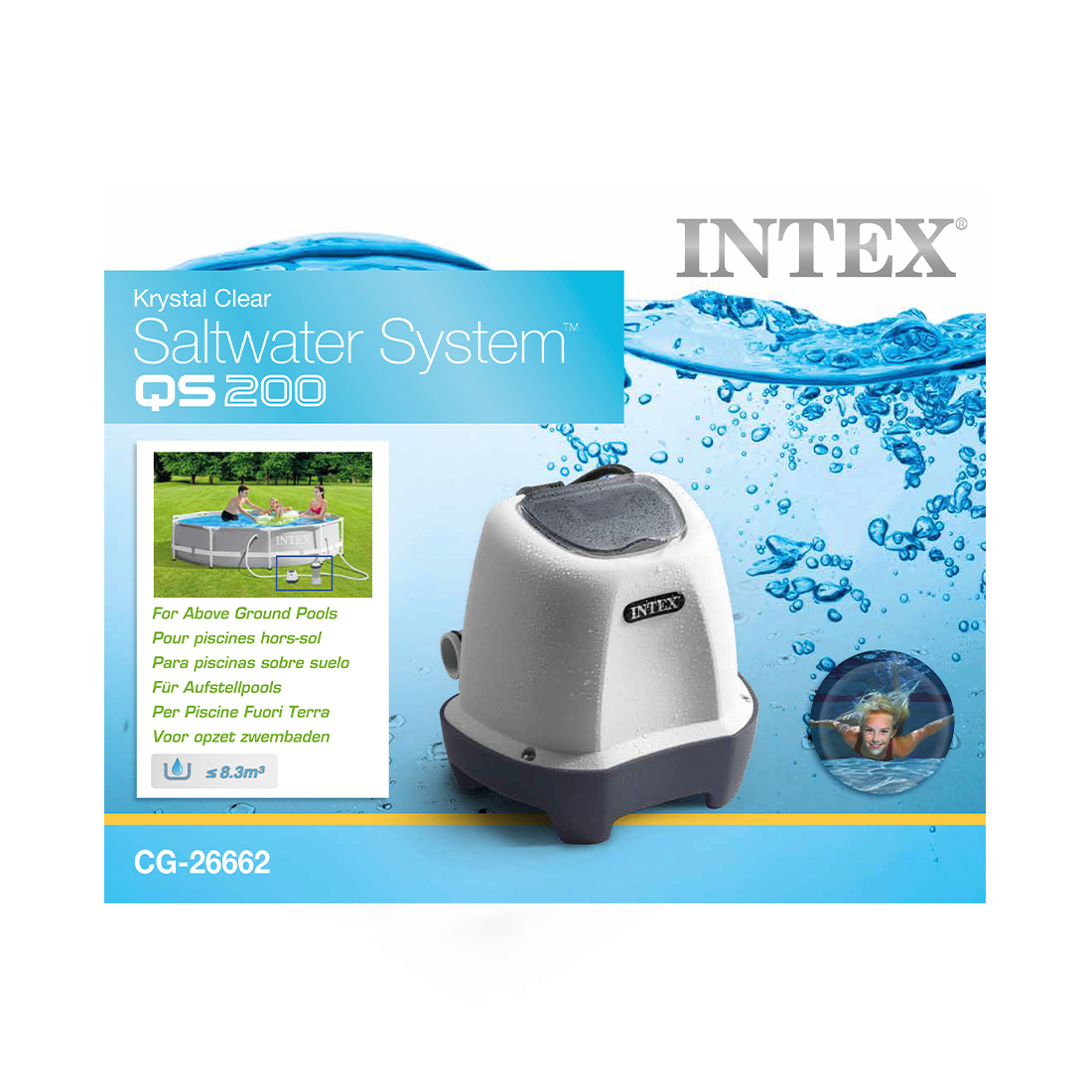 INTEX Salzwassersystem  Krystal Clear QS200