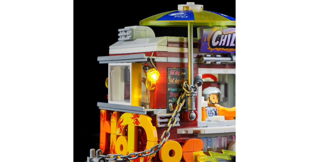 LumibricksStreet Fusion - Chili Dog Trailer Constructiespeelgoed  (F9046)