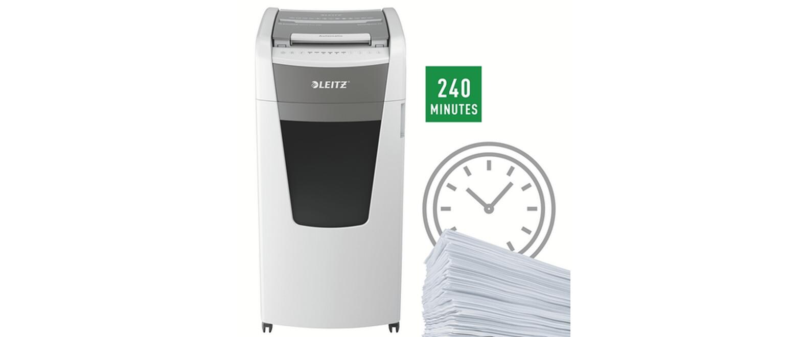 Aktenvernichter IQ Autofeed Office Pro, P-4, 600 Blatt<br>Automatischer Dokumentenvernichter (auto) mit Partikelschnitt für sichere Vernichtung vertraulicher Unterlagen