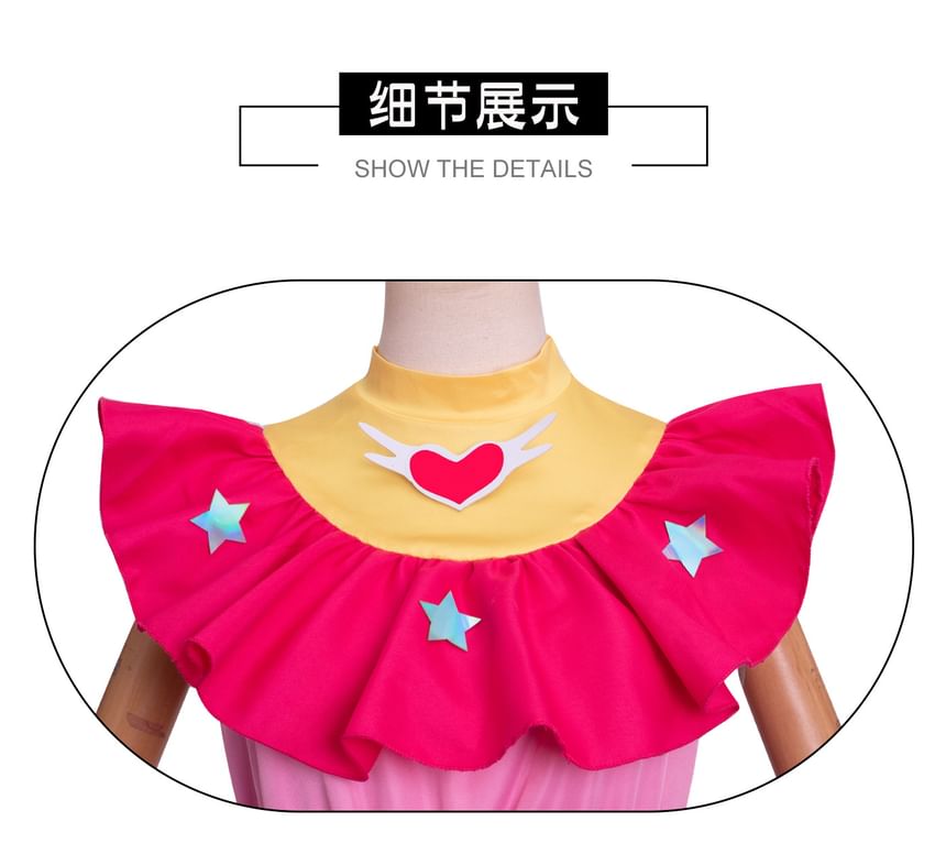 Feravin - Oshi No Ko Hoshino Cosplay Kostuumset / Lange Volledige Pruik