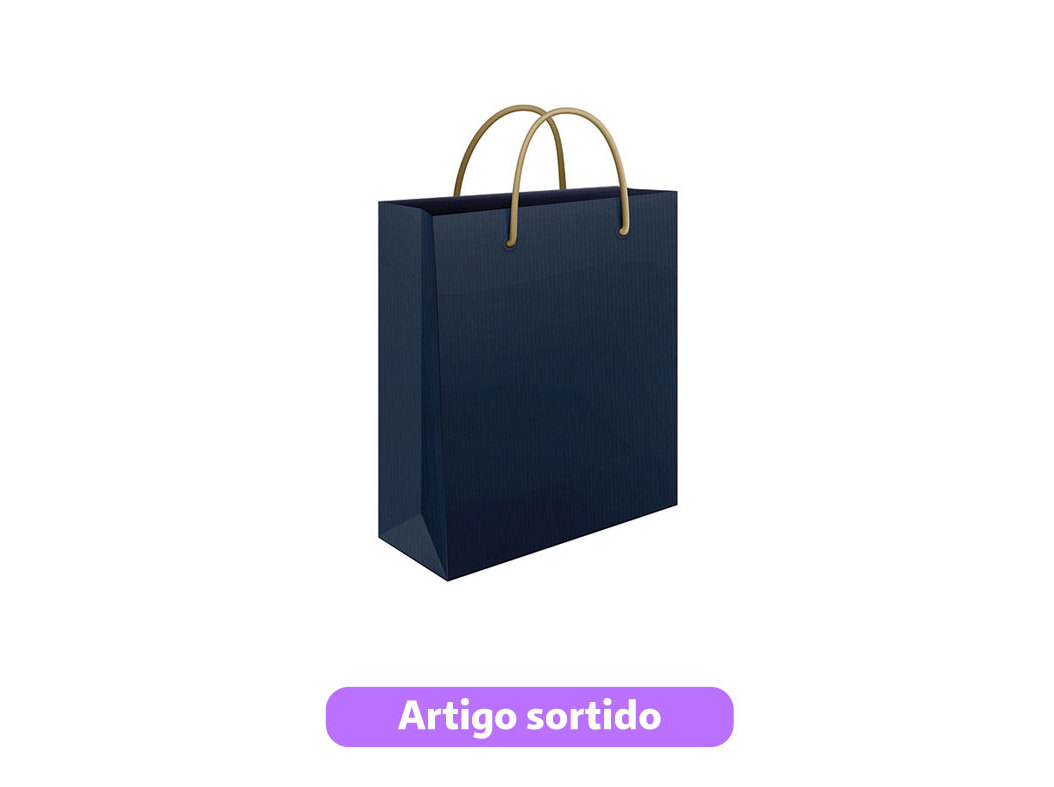 SACO PAPEL KRAFT MITOS 18X22X8CM CORES SORTIDAS