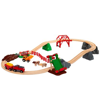 BRIO Bondeg?rdss?t - 30 Dele - Gul/ Grøn 33984