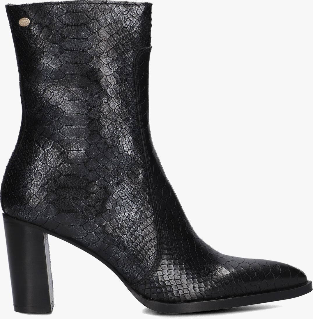 FRED DE LA BRETONIERE zwarte fred de la bretoniere enkellaarsjes paige ankle boot