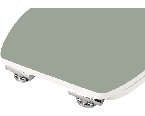 form&style toiletzitting Color Edge Olijf mat met soft-close mechanisme