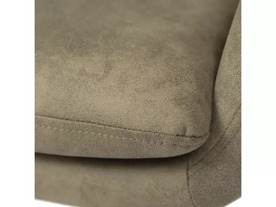 VALKA - Fauteuil de Bureau sur Roulettes Tissu Kaki