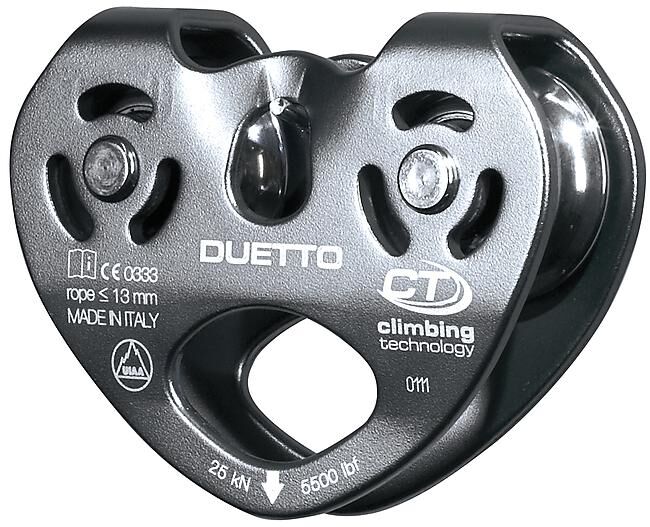CLIMBING TECHNOLOGY - POULIE DOUBLE DUETTO CABLE