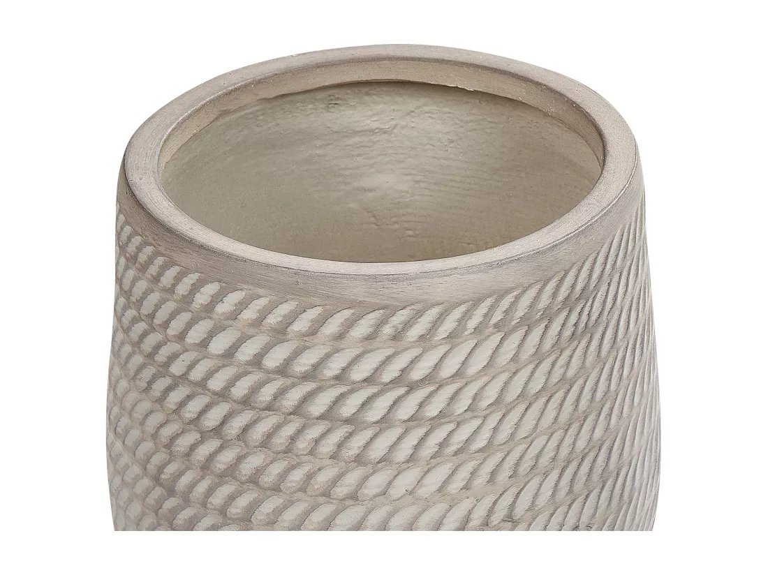 Cache-pot LIVADIA Pierre 27 cm Taupe