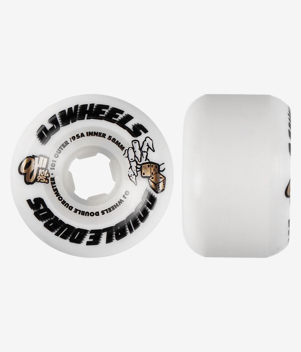 OJ Double Duro Rollen (white) 58 mm 101A 4er Pack