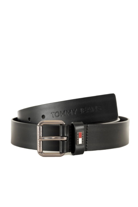 Ceinture tommy jeans roller buckle 3 bds black