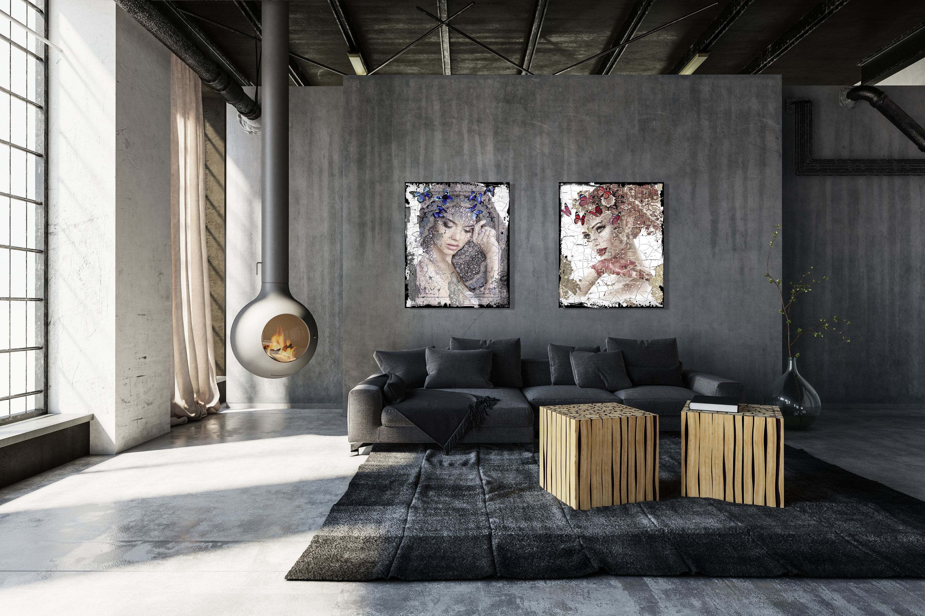 Bild Leather-Dibond TRUSTFUL