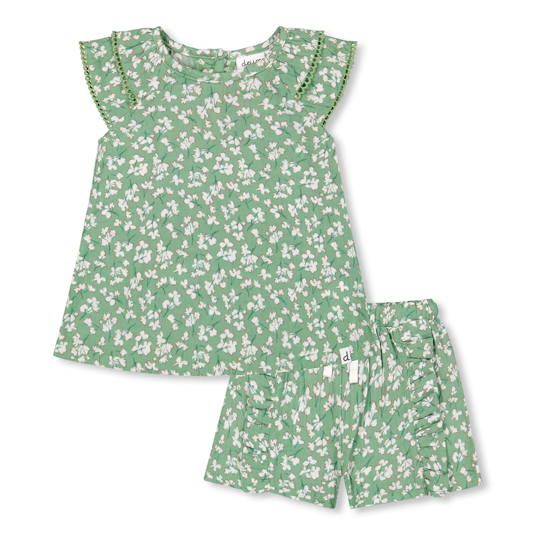Deux par Deux Ensemble Short Jasmin 12-18mois
