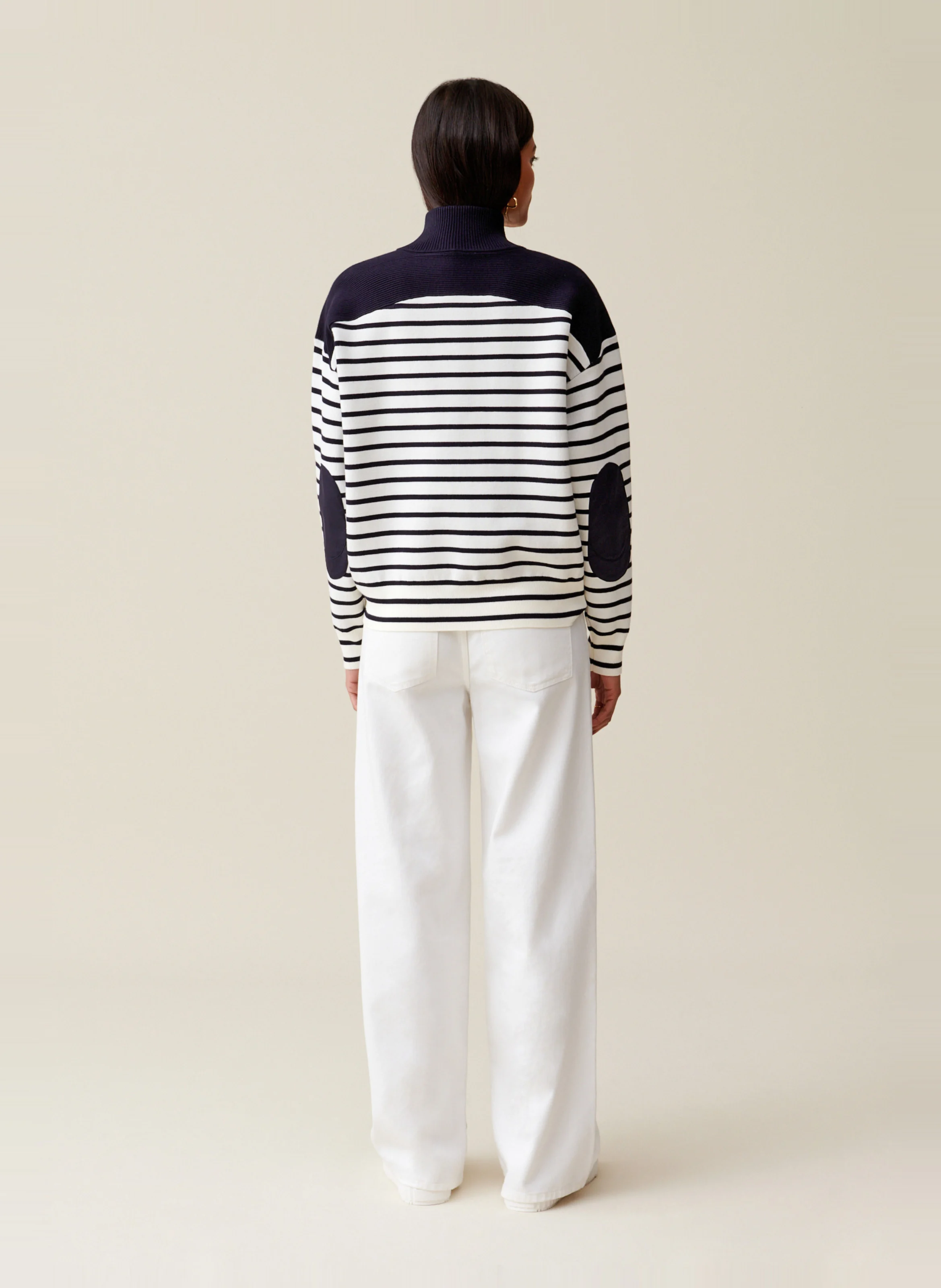 Sweatshirt ample rayé | Multicolore