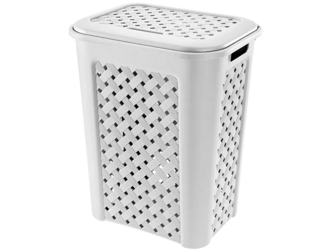 Panier à linge Arianna 30 litres Modèle Blanc