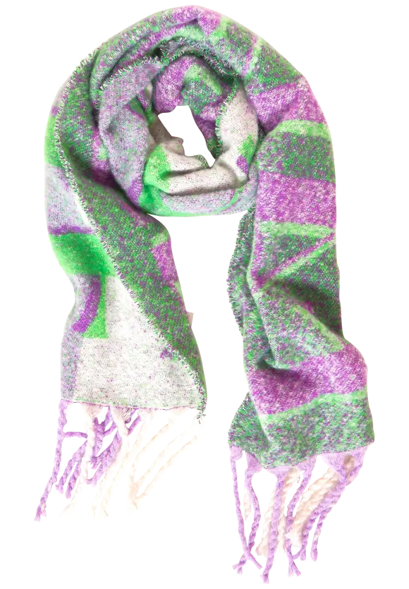 Wording Longschal - soft pure lilac