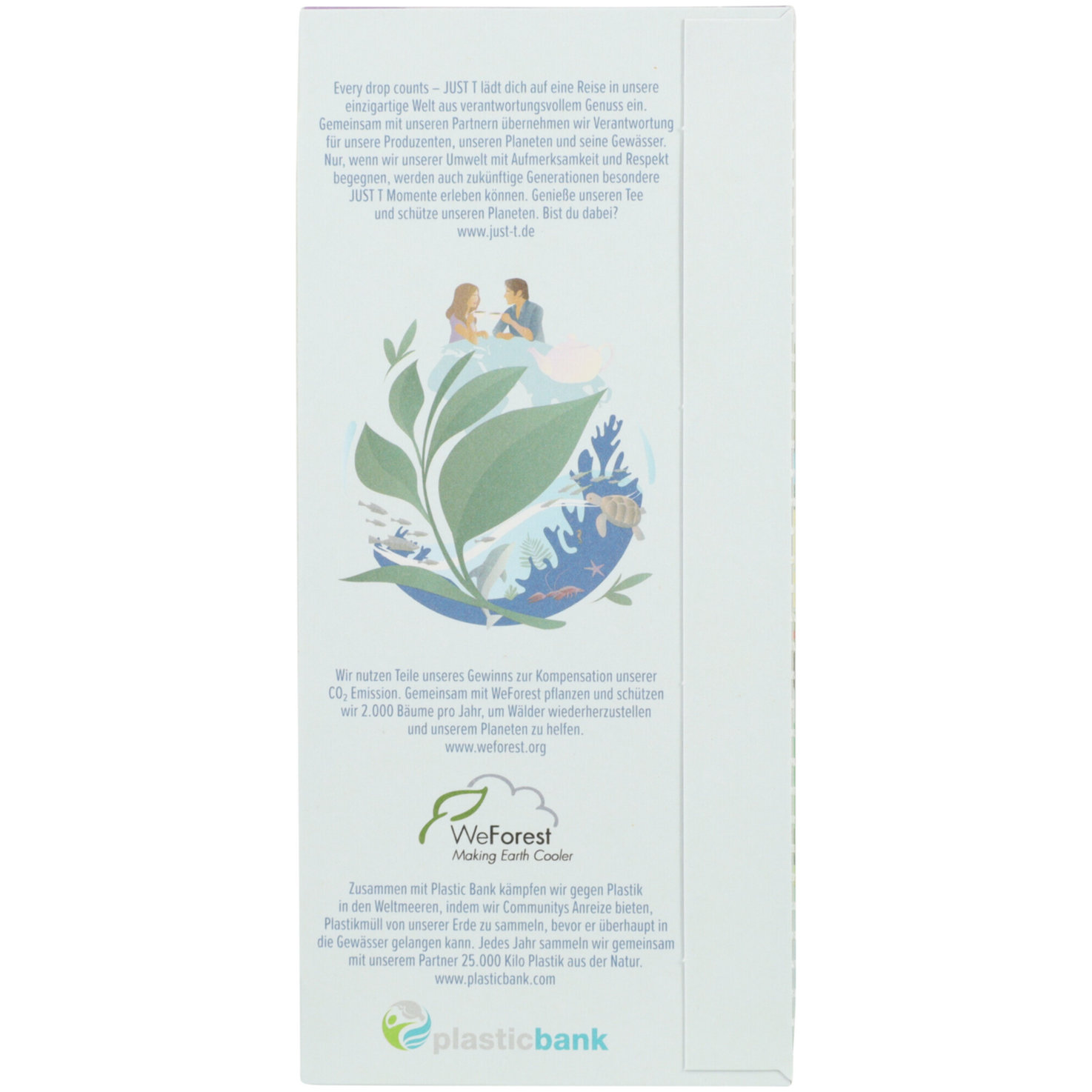Just T Bio Früchtetee Moringa Apfel 18 Beutel