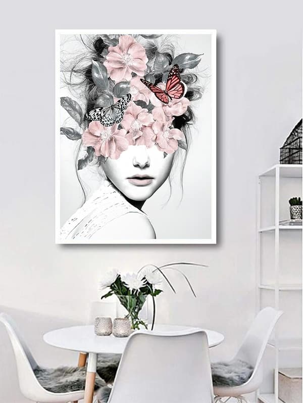 Diamond Painting / DIY 5D Diamantmaling - 30x40cm - Kvinne