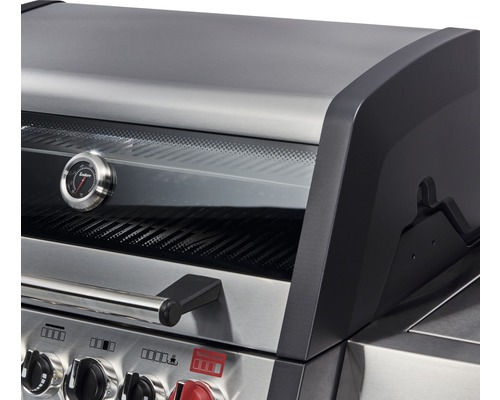 Enders Monroe Pro 3 SIK Turbo gasbarbecue met 3 branders + zijbrander, 58 x 143,5 cm, roestvrij staal, inclusief uitneembare vetopvangbak.