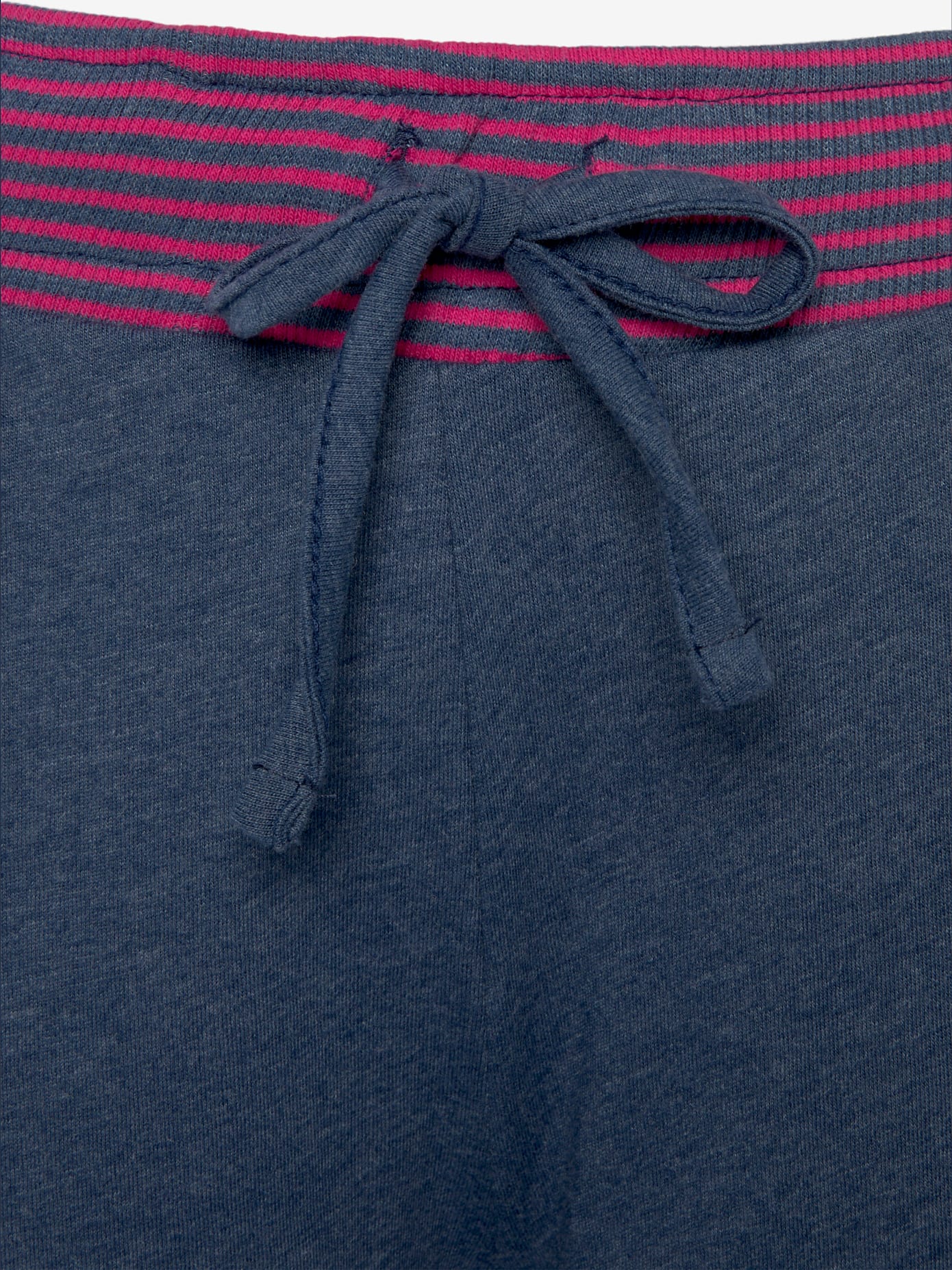 Pyjama avec bords-côtes en fils teintés couleur fluo