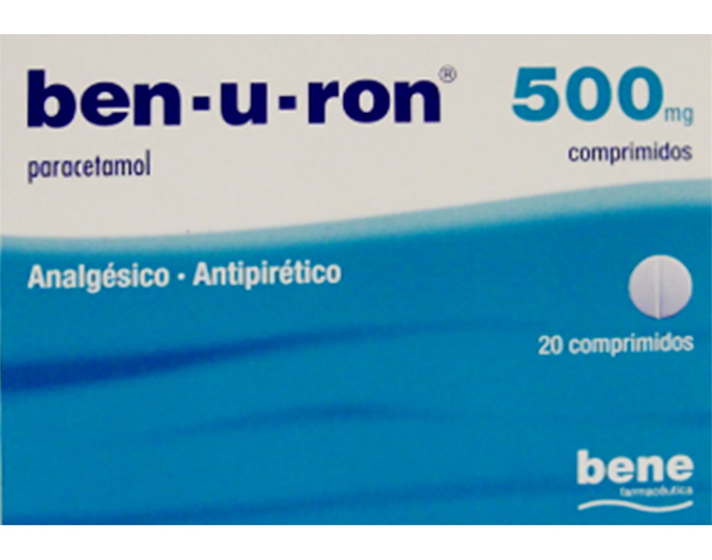 COMPRIMIDOS BEN-U-RON 500MG 20UN