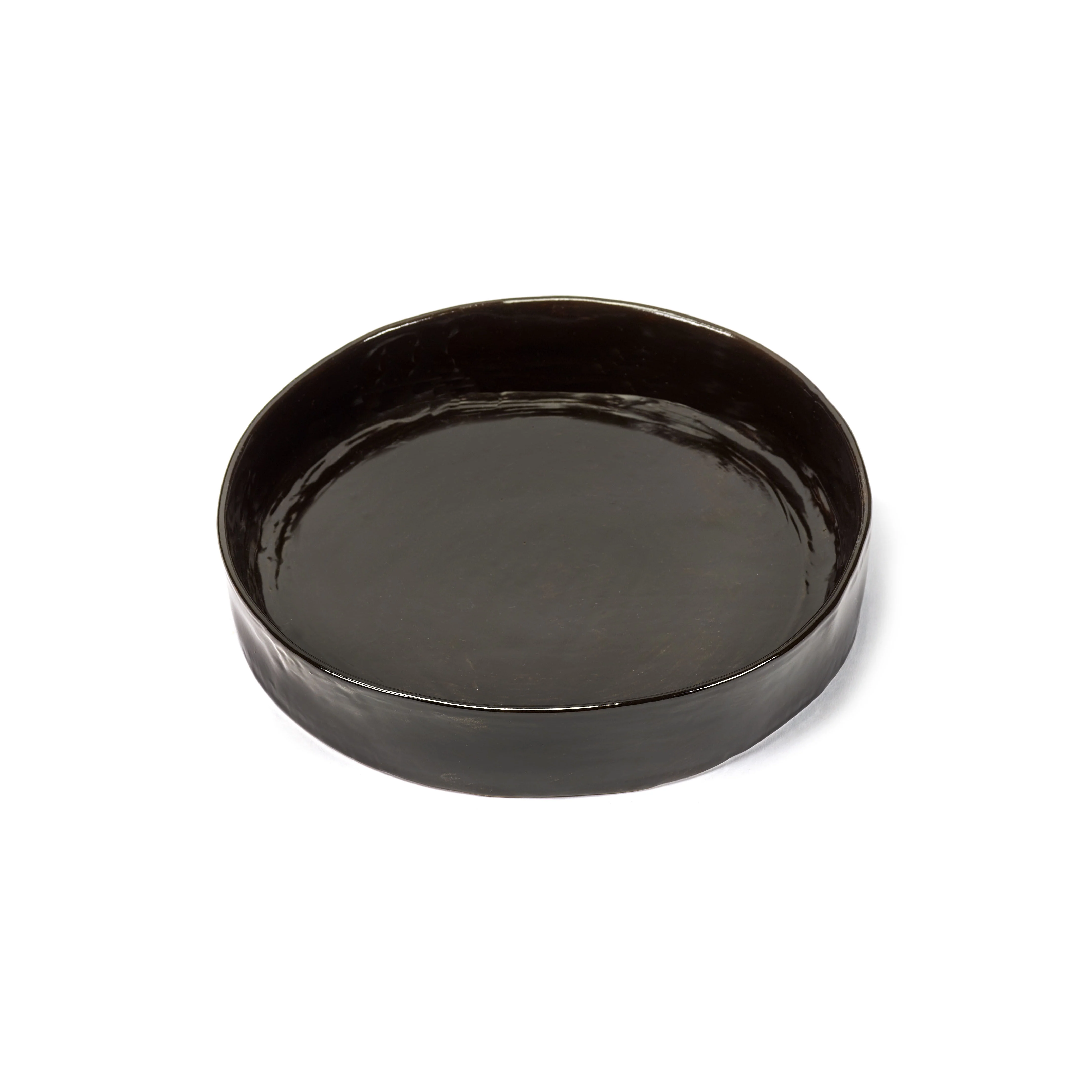 LA MÈRE - Assiette creuse céramique | Marron