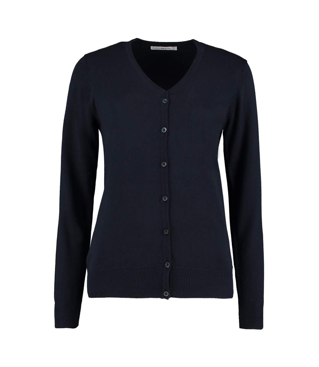 Kustom Kit - Gilet à col V - Femme (Bleu marine) - UTBC2685