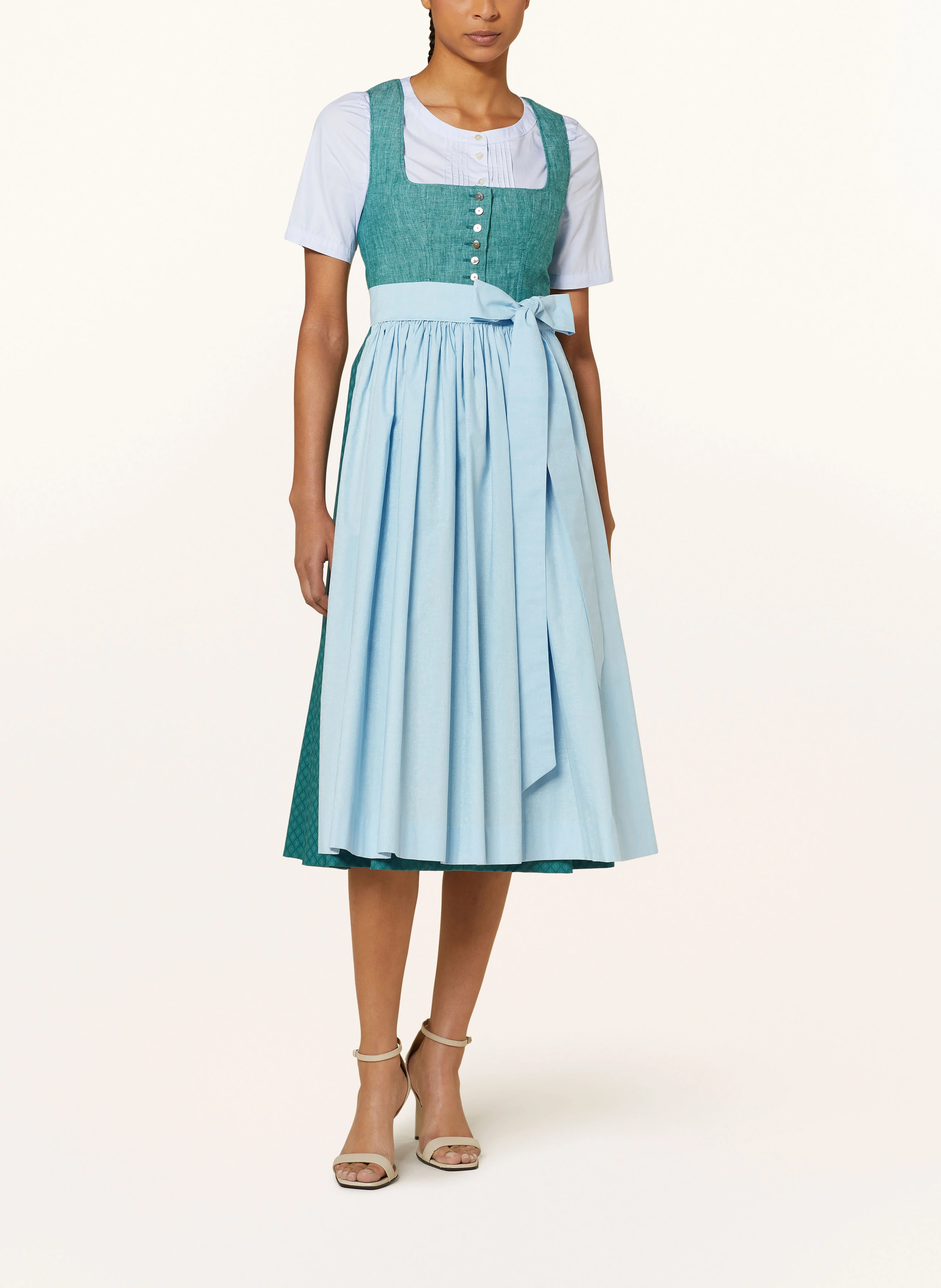 Grasegger Dirndl BRIANNA mit Leinen