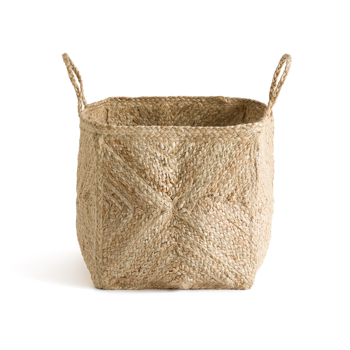LA REDOUTE INTERIEURS<br>Cesta de juta trançada, Jutlo