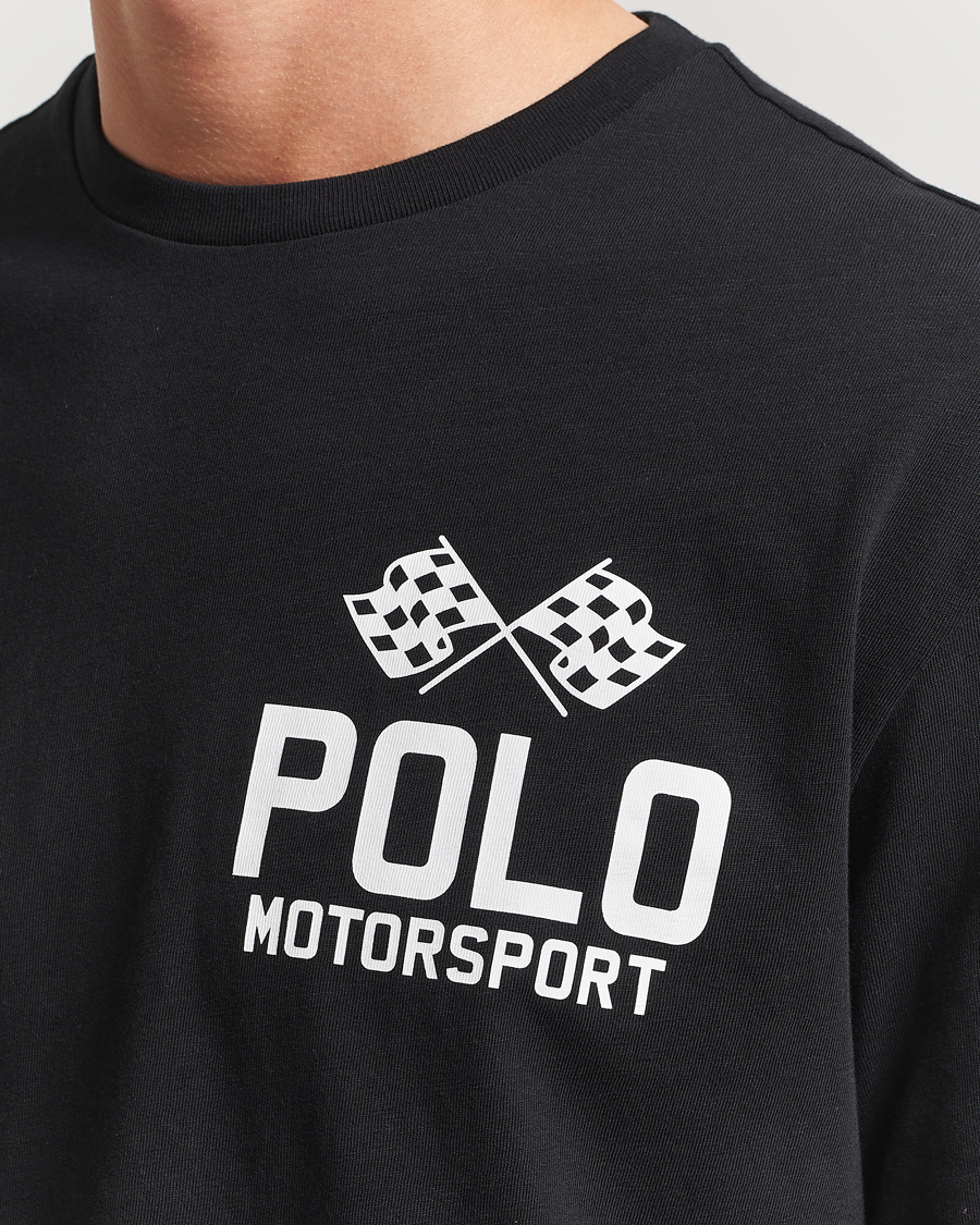 Polo Ralph Lauren RL Motorsport Long Sleeve Tee Polo Black