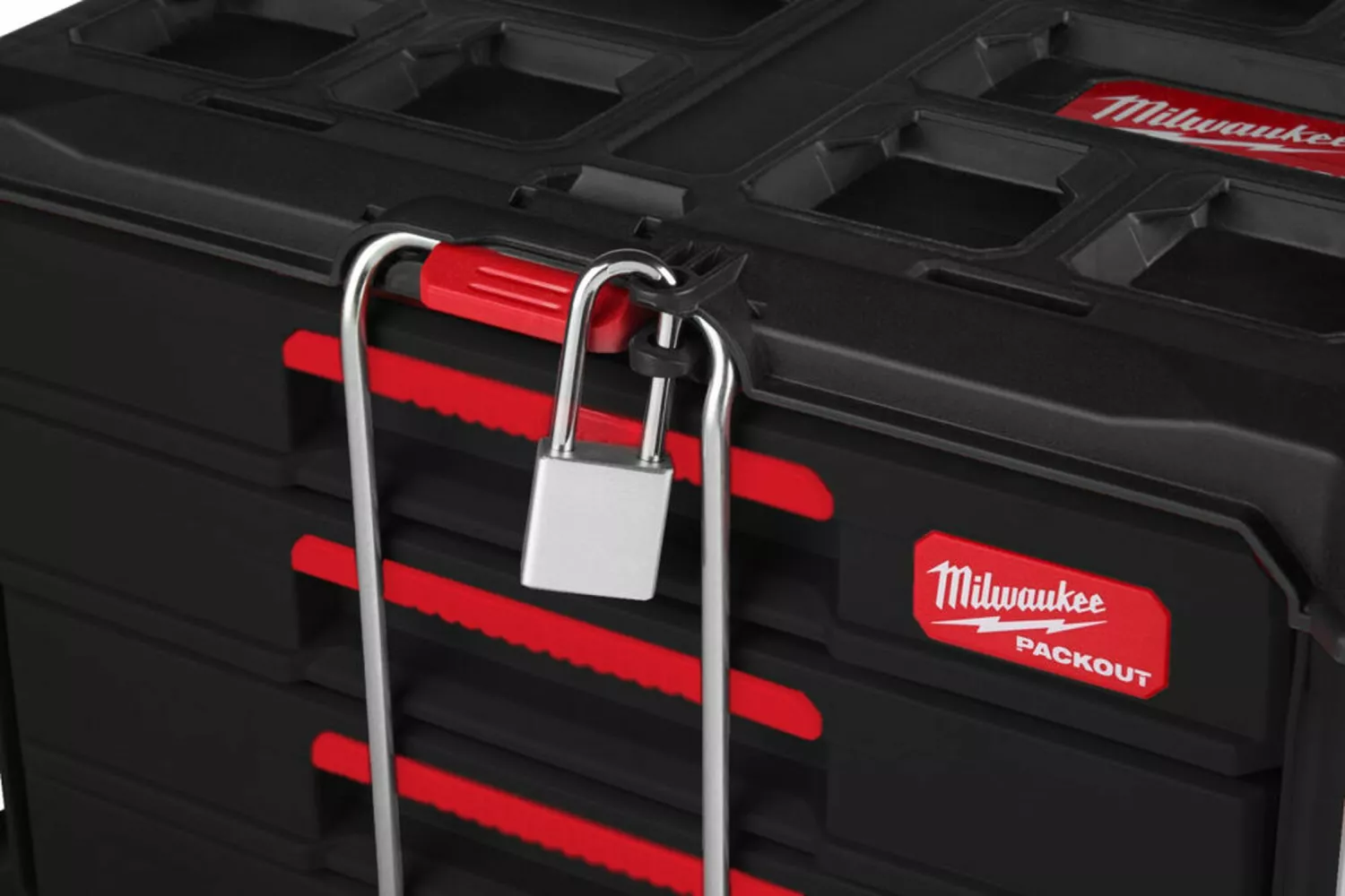 Milwaukee 4932493189 Packout gereedschapskoffer met 4 lades
