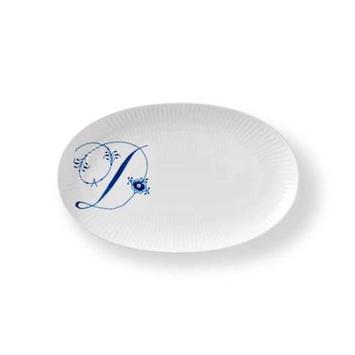 Royal Copenhagen Alfabet Asiet, D, 15x23,5 cm