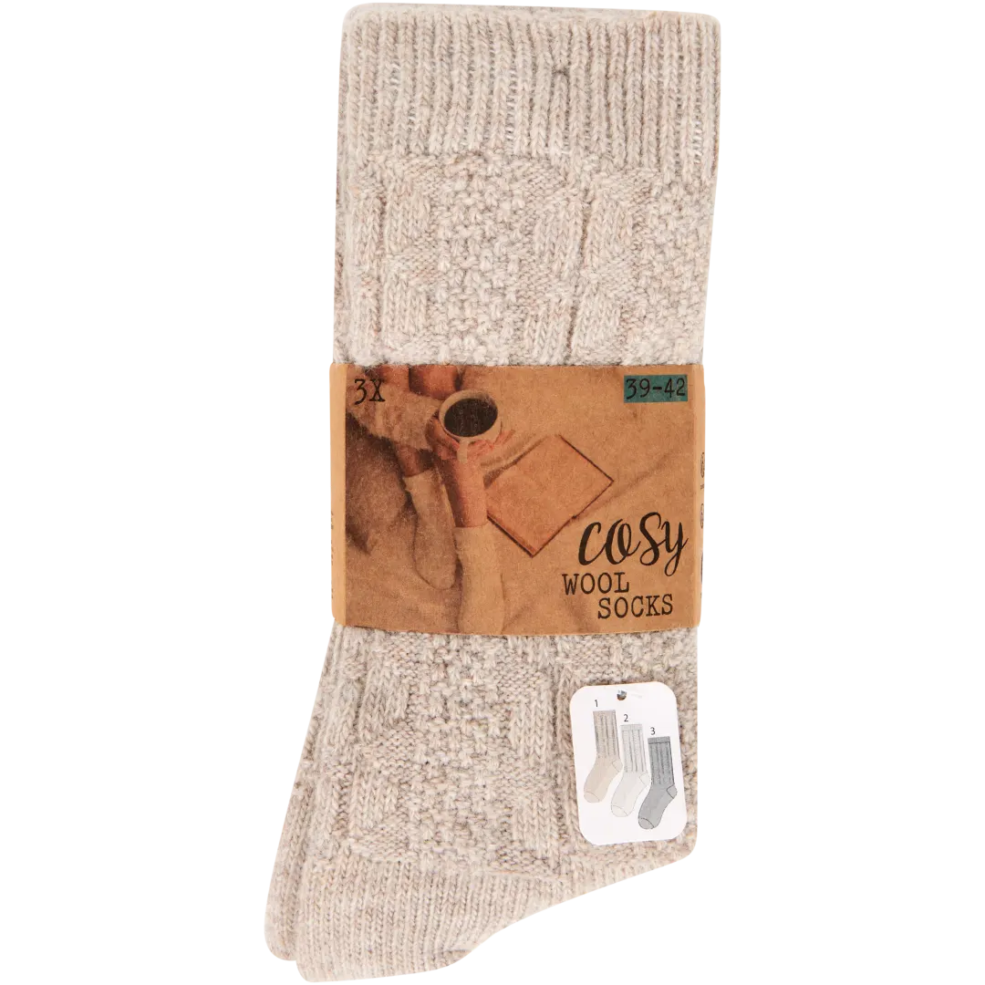 Wolmix sokken Maten 35 - 42 | 3 paar | diverse varianten