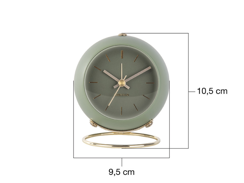 Alarm Clock Globe KA5833WH White