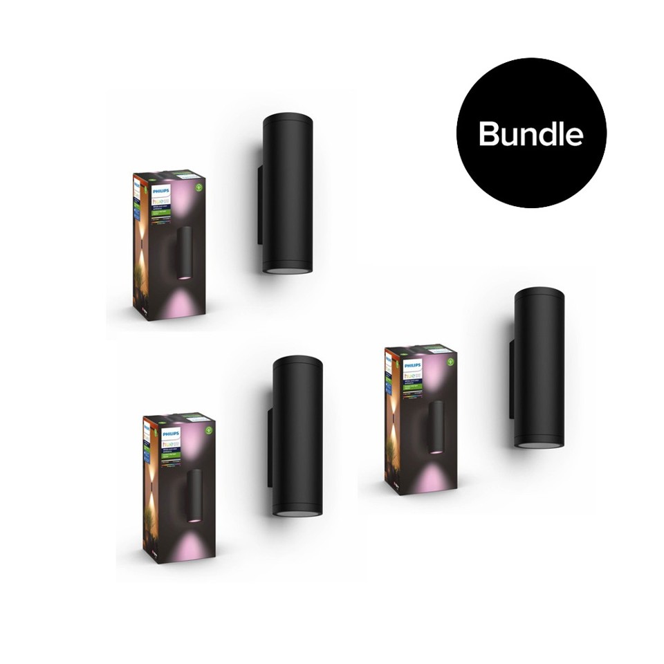 ​Philips Hue - 3x Appear Wall Light Outdoor - Bundle