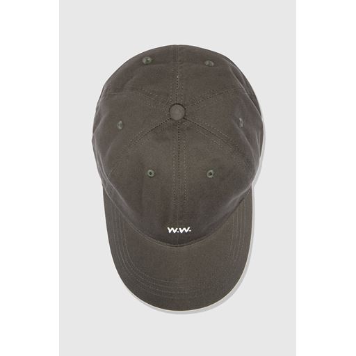 Wood Wood Low Profile Cap, Dusty Olive, One size