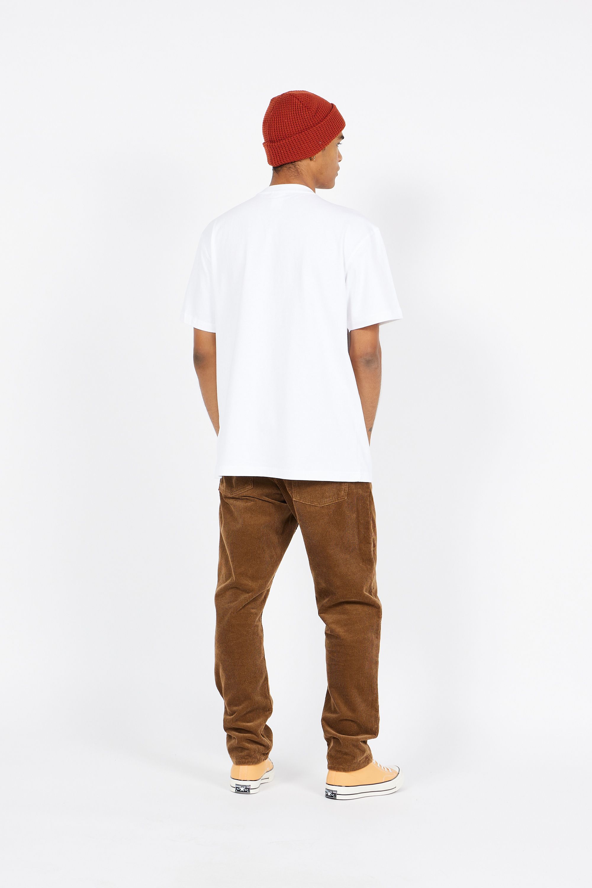 CARHARTT WIP Pantalon droit NEWEL Marron