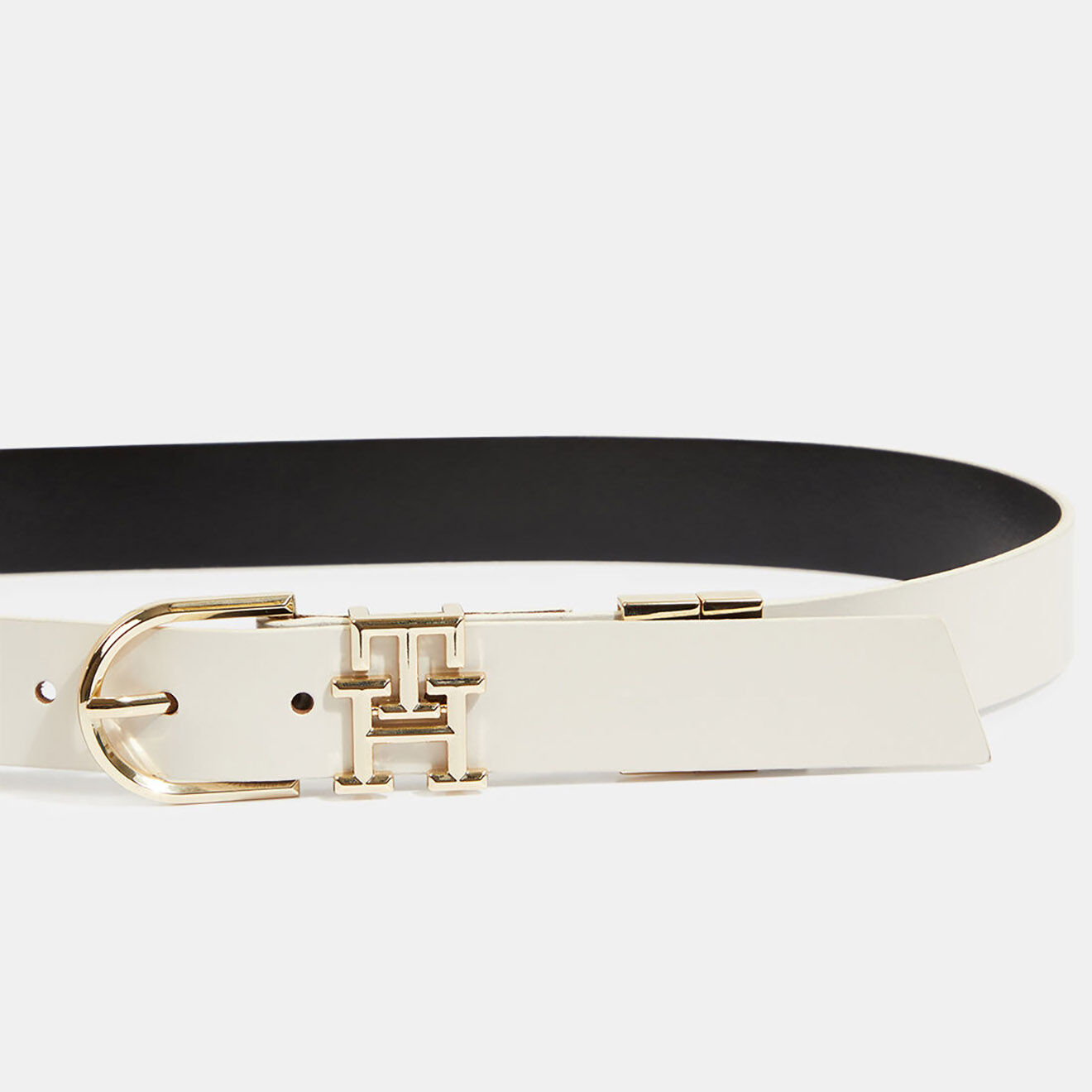 Tommy Hilfiger Ceinture en Cuir réversible Lux blanche