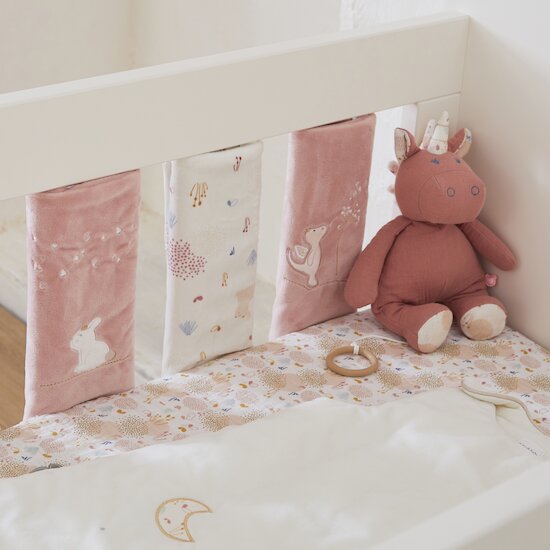Lina & Joy Peluche musicale Mousseline    Rose        de               Noukies