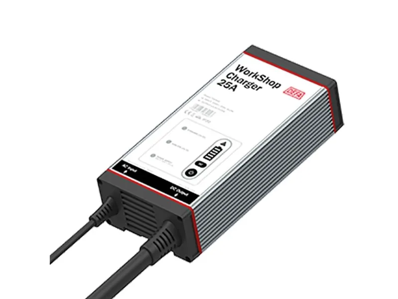DEFA værkstedslader 12 volt - 25 amp