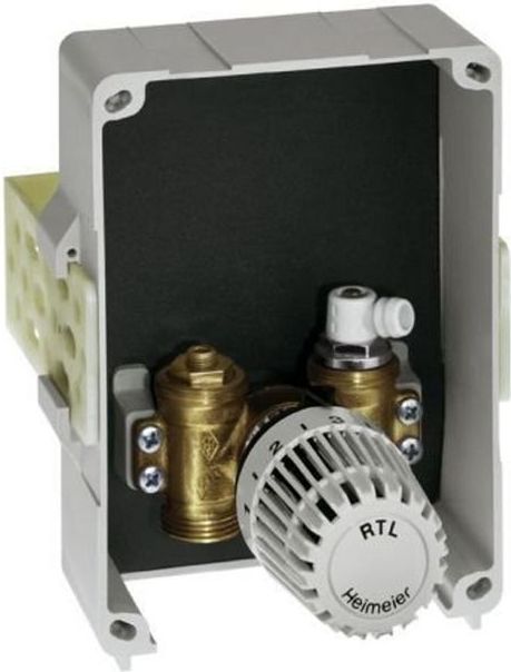 Heimeier - RTL Multibox - Wit - RAL 9010 - Retourwatertemperatuurbegrenzer